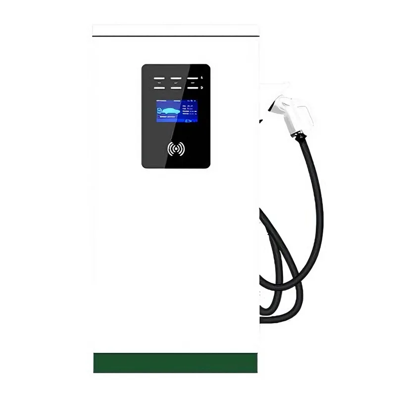 60KW-os oszlopos egyenáramú töltőhalom